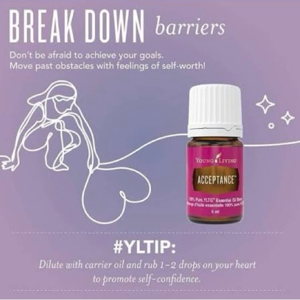 Young Living Acceptance Essential Oil Blend 5ml- Brand New Unopened - Picture 6 of 8